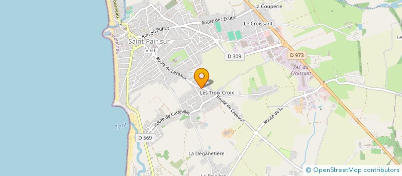 localisation de l'entreprise MONSIEUR ACHILLE LE NICOL  SAINT-PAIR-SUR-MER