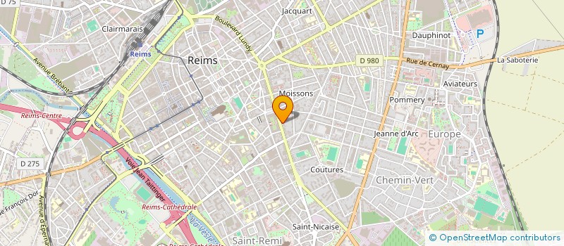 localisation de l'entreprise MONSIEUR ACHILLE LITTNER  REIMS