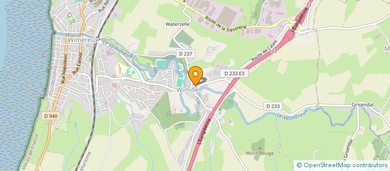 localisation de l'entreprise MONSIEUR ACHILLE MONROY  WIMILLE