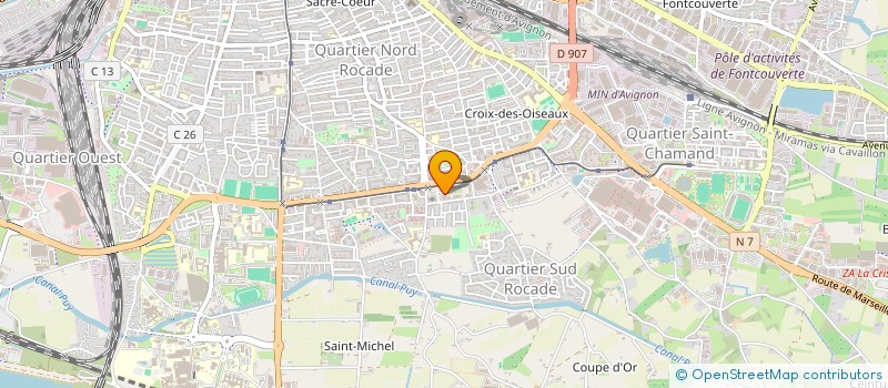 localisation de l'entreprise MONSIEUR ACHILLE NAZAIRE OLINGA à AVIGNON