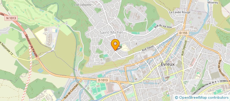 localisation de l'entreprise MONSIEUR ACHILLE NEDELLEC  EVREUX