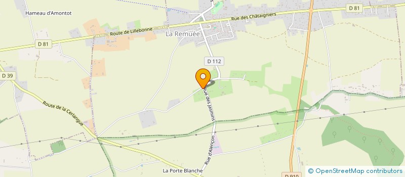 localisation de l'entreprise MONSIEUR ACHILLE PLAISANT  LA REMUEE