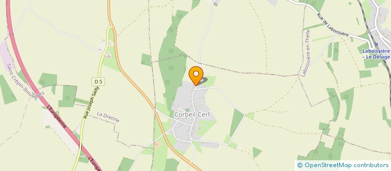 localisation de l'entreprise MONSIEUR ACHILLE PRUDENT  CORBEIL-CERF