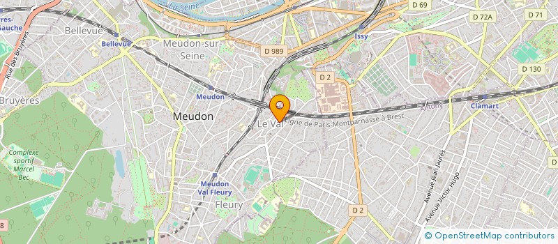 localisation de l'entreprise MONSIEUR ACHILLE RECHTMAN à MEUDON