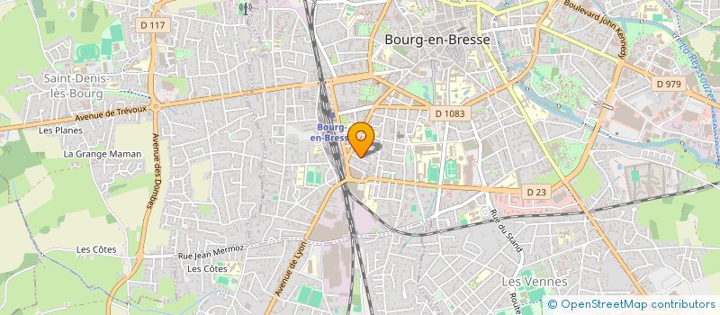 localisation de l'entreprise MONSIEUR ACHILLE TAROUAT à BOURG-EN-BRESSE