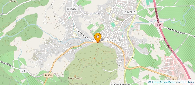 localisation de l'entreprise MONSIEUR ACHILLE THUROTTE  CLERMONT-L'HERAULT