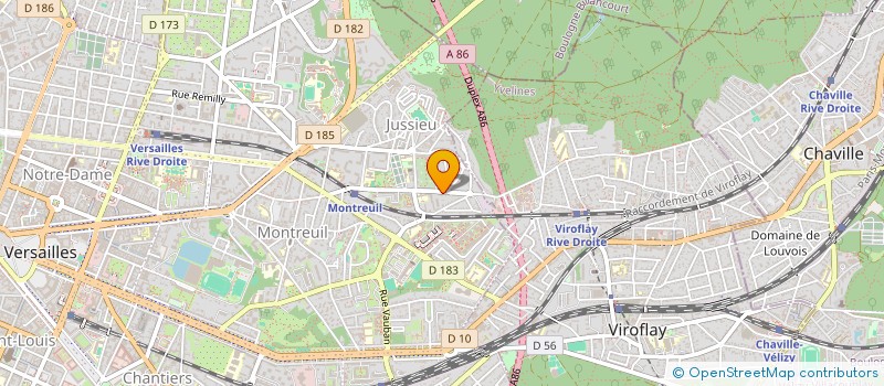 localisation de l'entreprise MONSIEUR ACHILLE TSIERI à VERSAILLES