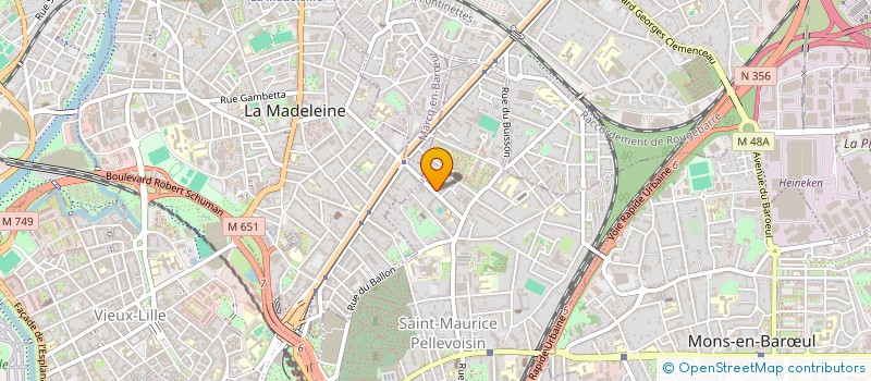 localisation de l'entreprise MONSIEUR ACHILLE VAULOT à LILLE
