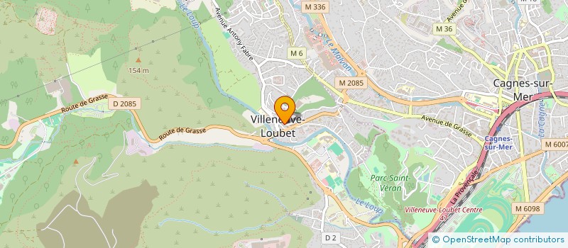 localisation de l'entreprise MONSIEUR ACHILLE WIERINCKX à VILLENEUVE-LOUBET