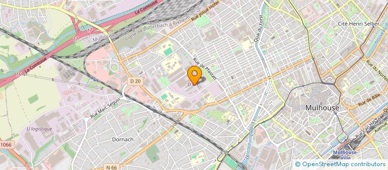 localisation de l'entreprise MONSIEUR ACHILLE ZUSSY  MULHOUSE