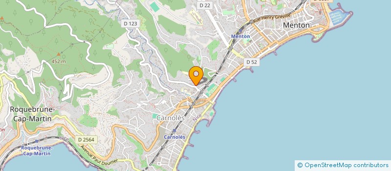 localisation de l'entreprise MONSIEUR ACHIM GARNJOST  MENTON