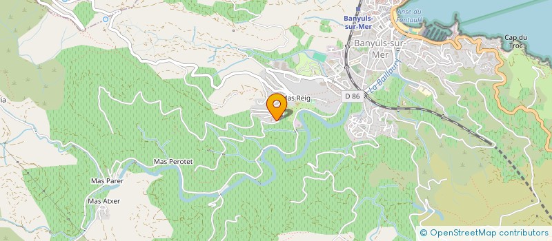 localisation de l'entreprise MONSIEUR ACHIM HORST KLEFENZ  BANYULS-SUR-MER