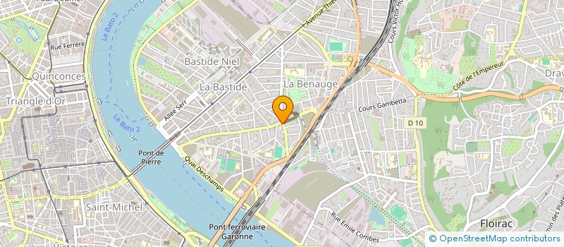 localisation de l'entreprise MONSIEUR ACHIZA SHABULINZENZE  BORDEAUX