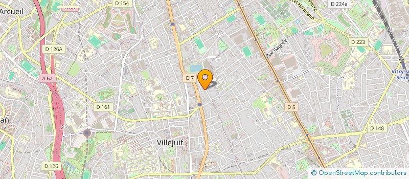 localisation de l'entreprise MONSIEUR ACHMAD SATRIATAMA  VILLEJUIF