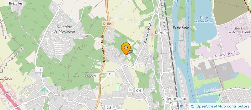 localisation de l'entreprise MONSIEUR ACHOD SEFERIAN  VILLENNES-SUR-SEINE