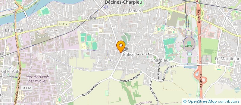 localisation de l'entreprise MONSIEUR ACHOT MINASSIAN  DECINES-CHARPIEU