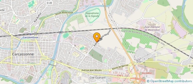 localisation de l'entreprise MONSIEUR ACHOT VARDANIAN  CARCASSONNE