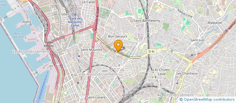 localisation de l'entreprise MONSIEUR ACHOUR ADJALI à MARSEILLE