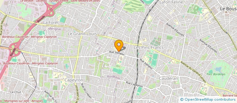 localisation de l'entreprise MONSIEUR ACHOUR AKKOUCHE à BORDEAUX