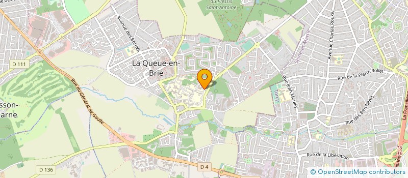 localisation de l'entreprise MONSIEUR ACHOUR BELKHIR  LA QUEUE-EN-BRIE