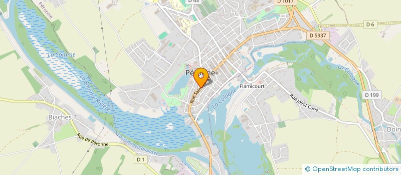 localisation de l'entreprise MONSIEUR ACHOUR BETROUNE  PERONNE