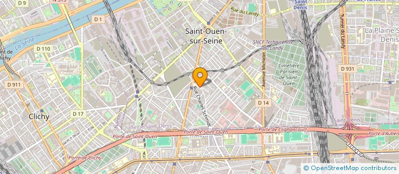 localisation de l'entreprise MONSIEUR ACHOUR BEZTOUT  SAINT-OUEN-SUR-SEINE