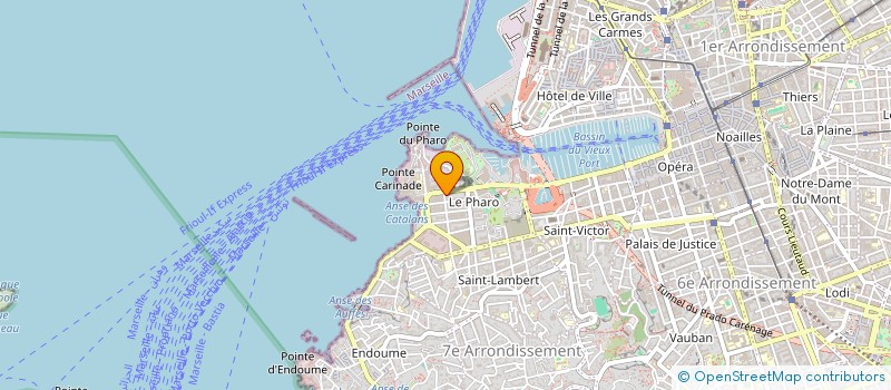 localisation de l'entreprise MONSIEUR ACHOUR BOULICHE  MARSEILLE