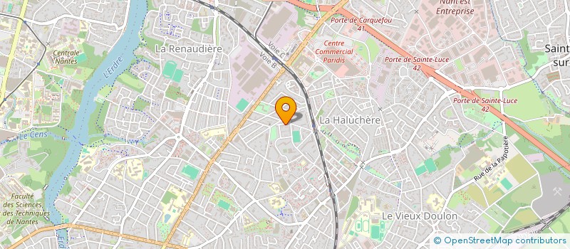 localisation de l'entreprise MONSIEUR ACHOUR CHELALI à NANTES