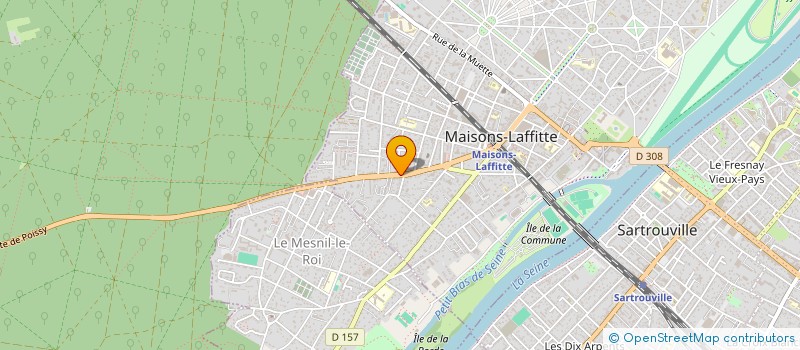 localisation de l'entreprise MONSIEUR ACHOUR GALOU à MAISONS-LAFFITTE