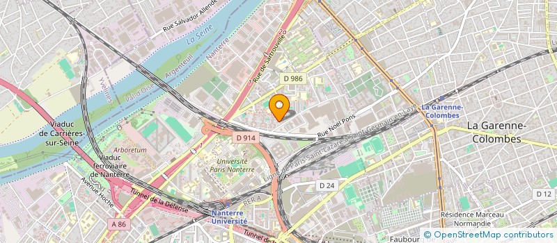 localisation de l'entreprise MONSIEUR ACHOUR HAMIZI  NANTERRE