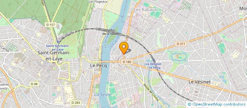 localisation de l'entreprise MONSIEUR ACHOUR MECHOUCHE  LE PECQ