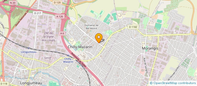 localisation de l'entreprise MONSIEUR ACHOUR NECHAB à CHILLY-MAZARIN