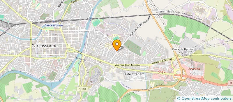 localisation de l'entreprise MONSIEUR ACHOUR QUENNOUCH à CARCASSONNE