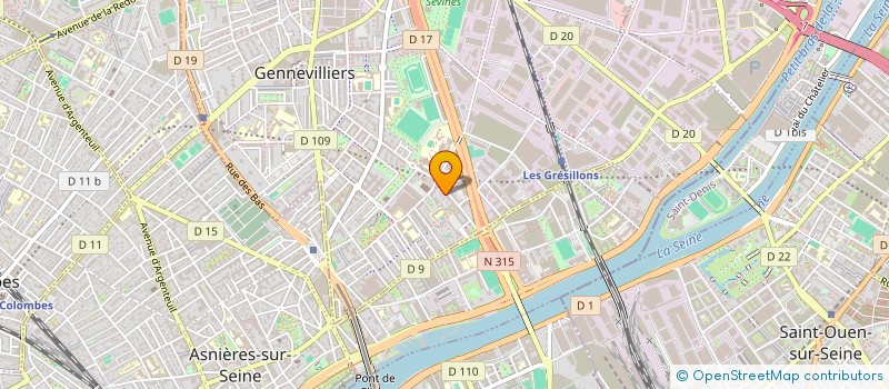 localisation de l'entreprise MONSIEUR ACHOUR SIAD à GENNEVILLIERS
