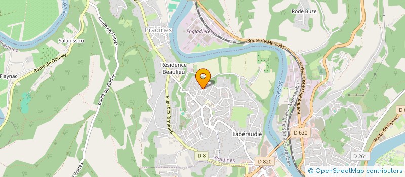 localisation de l'entreprise MONSIEUR ACHOUR SOUEILEM  PRADINES