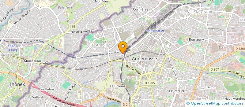 localisation de l'entreprise MONSIEUR ACHOUR TERFOUS  AMBILLY