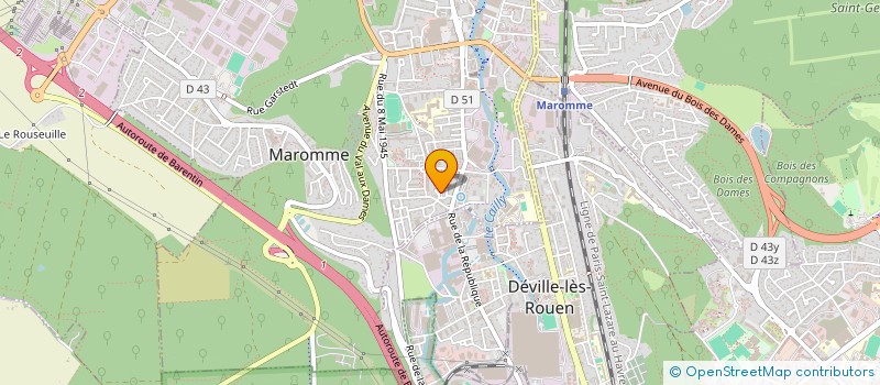 localisation de l'entreprise MONSIEUR ACHOUR ZEGHDOUD  MAROMME