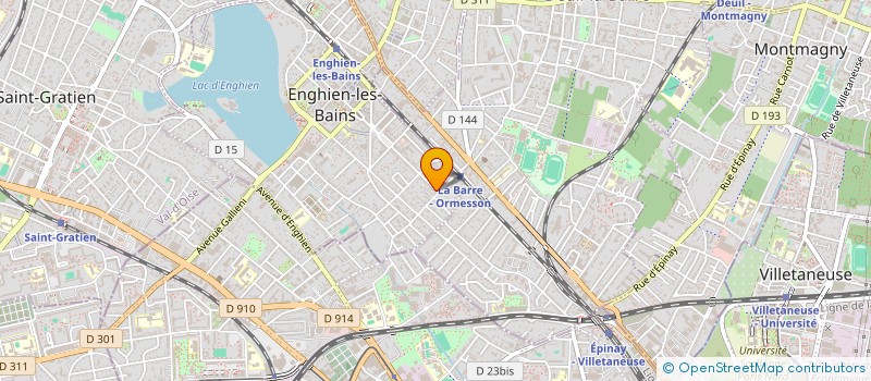 localisation de l'entreprise MONSIEUR ACHRAF ABID  ENGHIEN-LES-BAINS