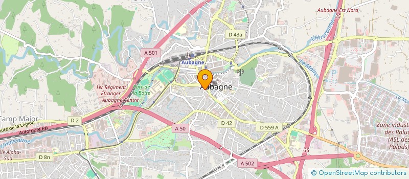 localisation de l'entreprise MONSIEUR ACHRAF AMEUR  AUBAGNE