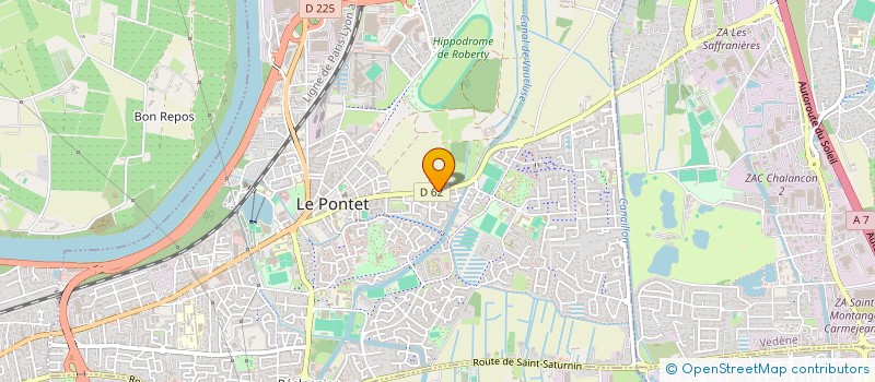 localisation de l'entreprise MONSIEUR ACHRAF BAKKALI  LE PONTET