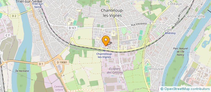 localisation de l'entreprise MONSIEUR ACHRAF BELAAZIZ  ACHERES