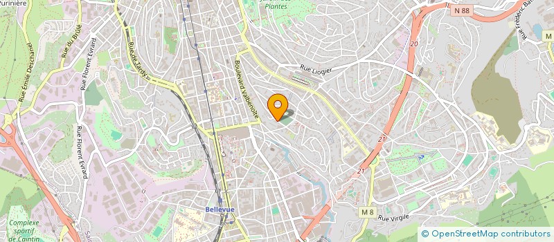 localisation de l'entreprise MONSIEUR ACHRAF BENAISSINE KHARMACH  SAINT-ETIENNE