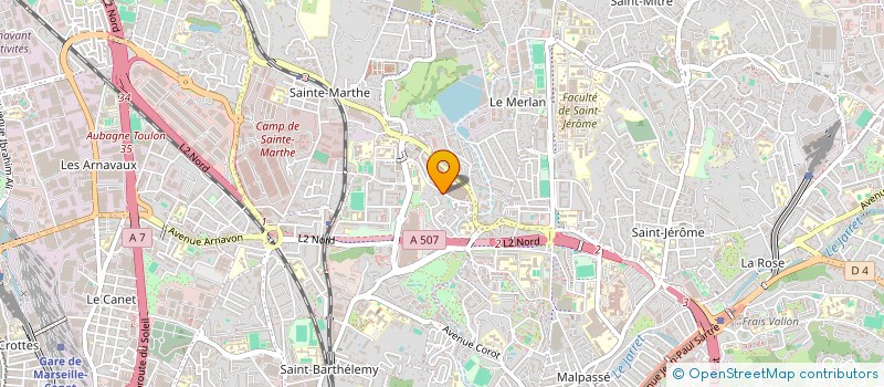 localisation de l'entreprise MONSIEUR ACHRAF BENSALAH à MARSEILLE
