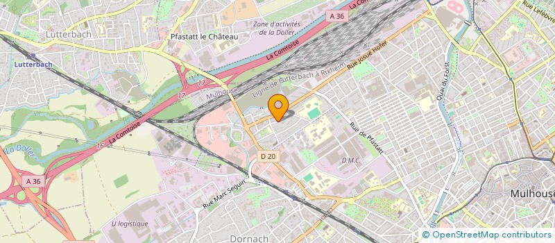 localisation de l'entreprise MONSIEUR ACHRAF BOUAICHA  MULHOUSE