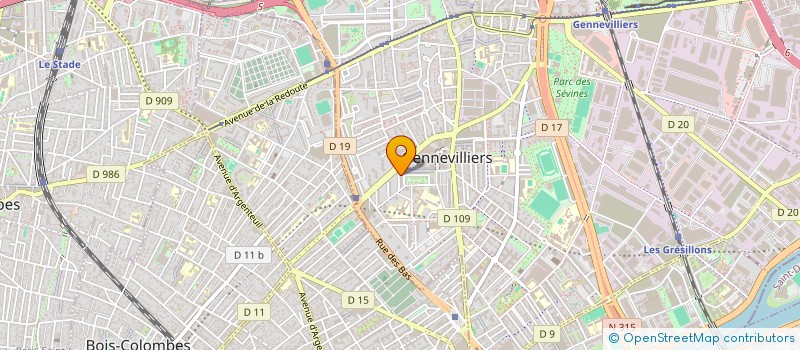 localisation de l'entreprise MONSIEUR ACHRAF CHAIRA  GENNEVILLIERS