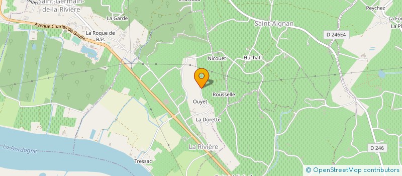 localisation de l'entreprise MONSIEUR ACHRAF CHARIT  FRONSAC