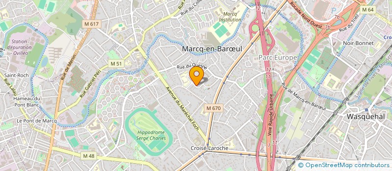 localisation de l'entreprise MONSIEUR ACHRAF CHNITEF à MARCQ-EN-BARŒUL