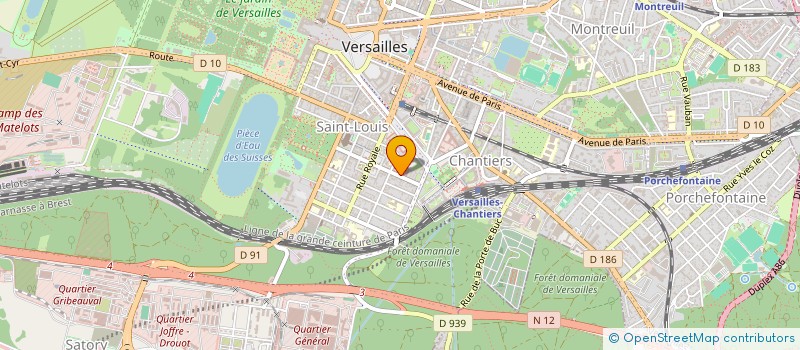 localisation de l'entreprise MONSIEUR ACHRAF DAHIR à VERSAILLES