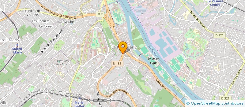 localisation de l'entreprise MONSIEUR ACHRAF DOUS  LE PORT-MARLY