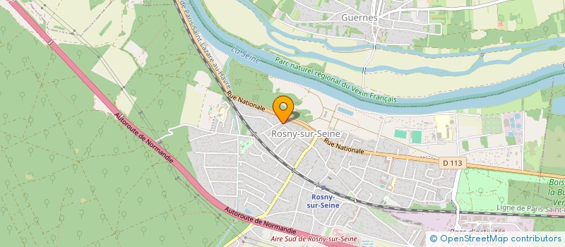 localisation de l'entreprise MONSIEUR ACHRAF EL RHAZI  ROSNY-SUR-SEINE